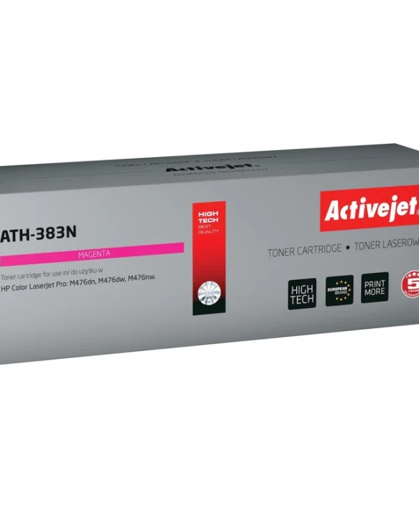 Active Jet Συμβατό Toner για Laser Εκτυπωτή HP 312A CF383A 2700 Σελίδων Ματζέντα ATH-383N