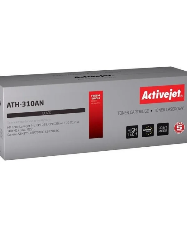 Active Jet Συμβατό Toner για Laser Εκτυπωτή Canon CRG-729 1200 Σελίδων Μαύρο ATH-310AN