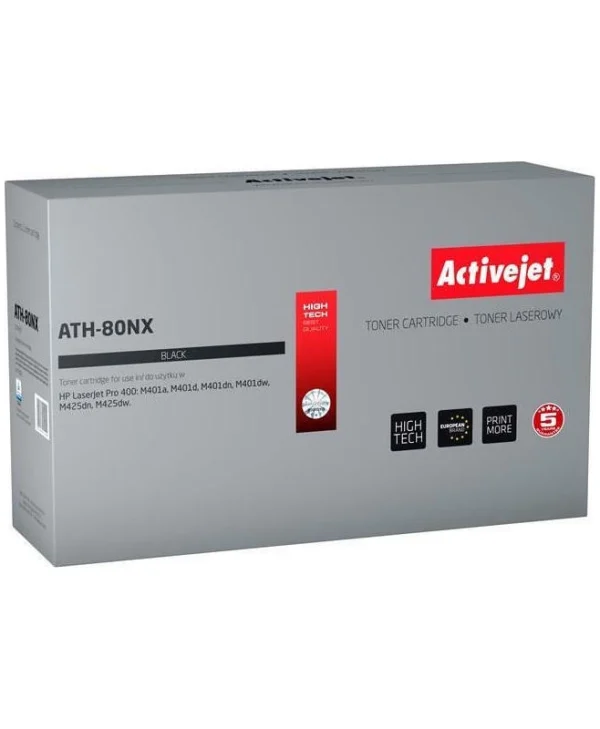 Active Jet Συμβατό Toner για Laser Εκτυπωτή HP CF280X 6900 Σελίδων Μαύρο ATH-80NX