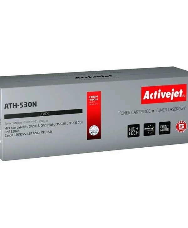 Active Jet Συμβατό Toner για Laser Εκτυπωτή Canon CRG-718 3800 Σελίδων Μαύρο ATH-530N
