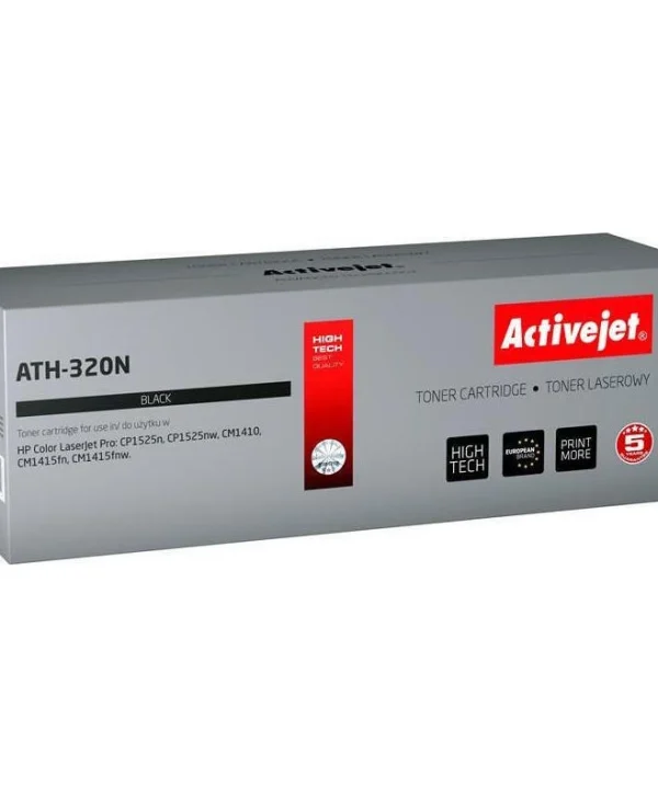 Active Jet Συμβατό Toner για Laser Εκτυπωτή HP 128A CE320A 2000 Σελίδων Μαύρο ATH-320N
