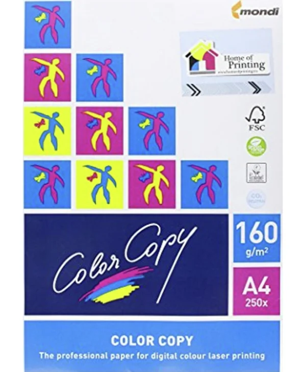Mondi Color Copy Satined Χαρτί Εκτύπωσης A4 160gr/m² 250 φύλλα 2100005108