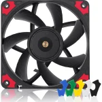 Noctua NF-A12x15 Chromax.Black.Swap Case Fan 120mm (1850rpm / 55.44cfm) Χωρίς Led Φωτισμό και Σύνδεση 4-Pin PWM NF-A12x25 PWM ch.bk.s