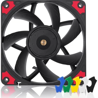Noctua NF-A12x15 Chromax.Black.Swap Case Fan 120mm (1850rpm / 55.44cfm) Χωρίς Led Φωτισμό και Σύνδεση 4-Pin PWM NF-A12x25 PWM ch.bk.s