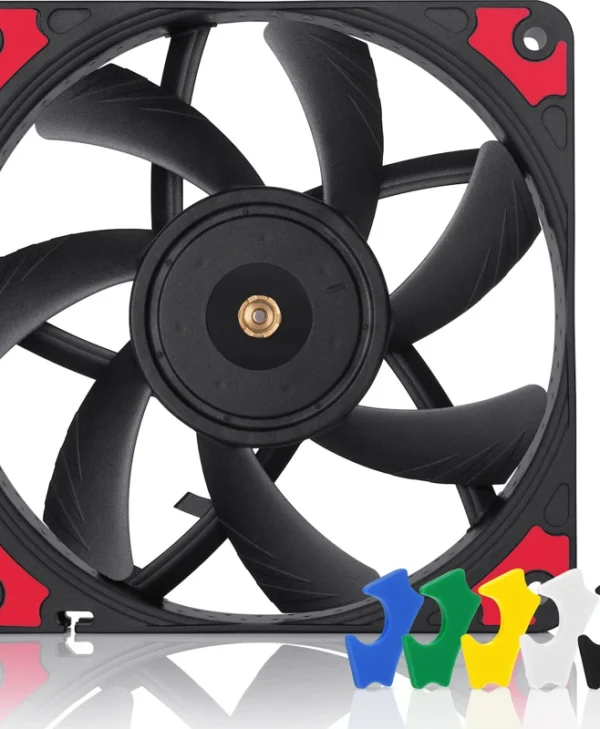 Noctua NF-A12x15 Chromax.Black.Swap Case Fan 120mm (1850rpm / 55.44cfm) Χωρίς Led Φωτισμό και Σύνδεση 4-Pin PWM NF-A12x25 PWM ch.bk.s