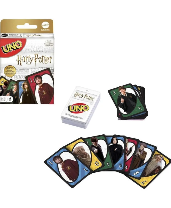 Επιτραπέζιο Παιχνίδι UNO Harry Potter για 2-10 Παίκτες 7+ Ετών (EN) Mattel FNC42