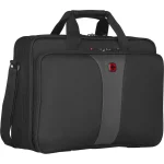 Wenger Legacy Double Gusset Τσάντα Ώμου / Χειρός για Laptop 16" σε Μαύρο χρώμα 600648 - Image 7