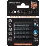 Panasonic Eneloop Pro Επαναφορτιζόμενες Μπαταρίες AAA Ni-MH 930mAh 1.2V 4τμχ BK-4HCDE/4BE