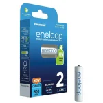 Panasonic Eneloop Επαναφορτιζόμενες Μπαταρίες AAA Ni-MH 800mAh 1.2V 2τμχ BK-4MCDE/2BE