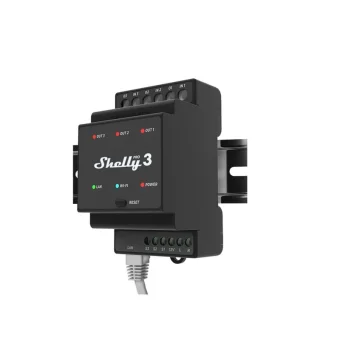 Shelly Pro 3 Ρελέ Ράγας Ισχύος 16A με Τάση 240V Shelly_Pro3