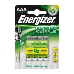 Energizer Power Plus Επαναφορτιζόμενες Μπαταρίες AAA Ni-MH 700mAh 1.2V 4τμχ 417002 - Image 5
