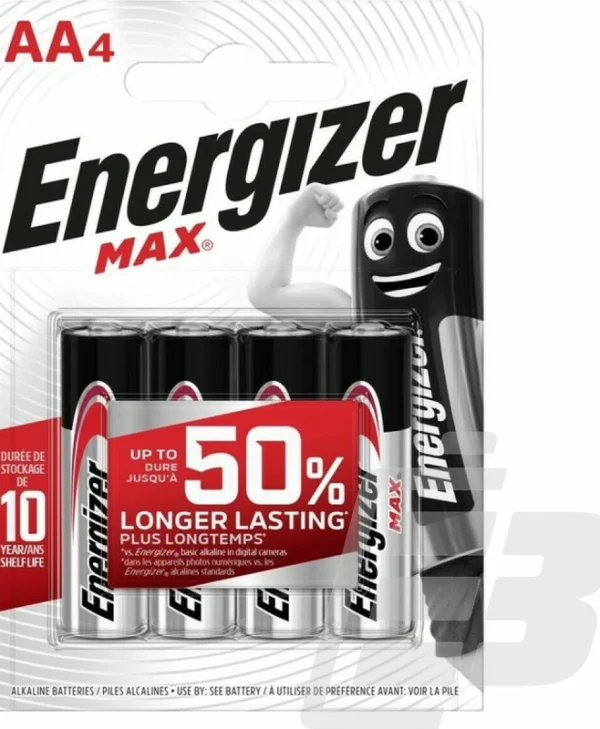 Energizer Max Αλκαλικές Μπαταρίες AA 1.5V 4τμχ 437642