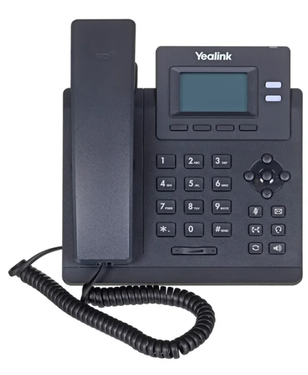 Yealink SIP-T31G Ενσύρματο Τηλέφωνο IP 2 γραμμών Μαύρο 1301044