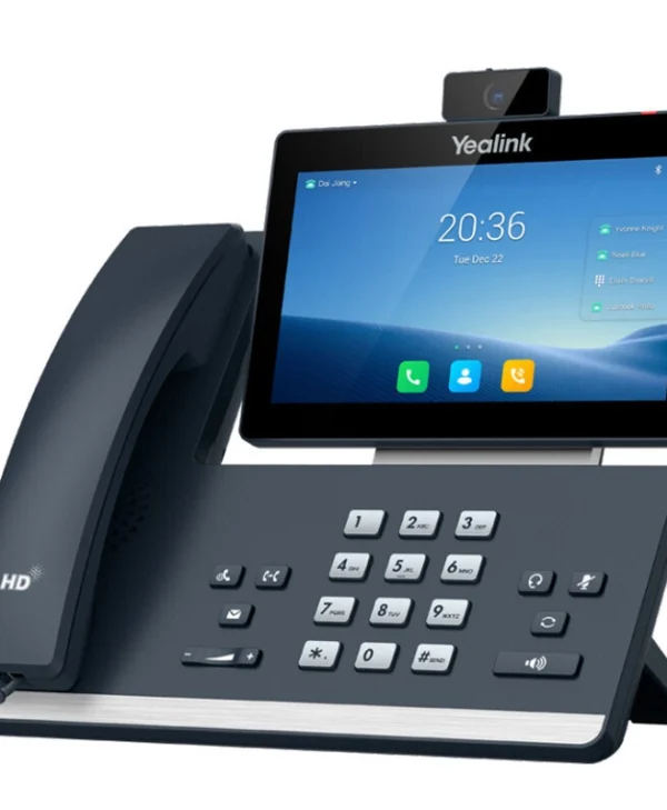 Yealink SIP-T58W με Κάμερα Ενσύρματο Τηλέφωνο IP 16 γραμμών Μαύρο 1301112