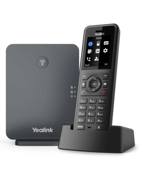 Yealink W77P Ασύρματο Τηλέφωνο IP Μαύρο 1302027