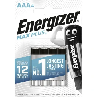 Energizer Max Plus Αλκαλικές Μπαταρίες AAA 1.5V 4τμχ 437468