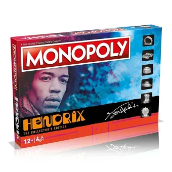 Επιτραπέζιο Παιχνίδι Monopoly Jimi Hendrix για 2-6 Παίκτες 12+ Ετών (EN) Winning Moves WM03131-EN1-6