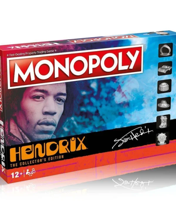 Επιτραπέζιο Παιχνίδι Monopoly Jimi Hendrix για 2-6 Παίκτες 12+ Ετών (EN) Winning Moves WM03131-EN1-6