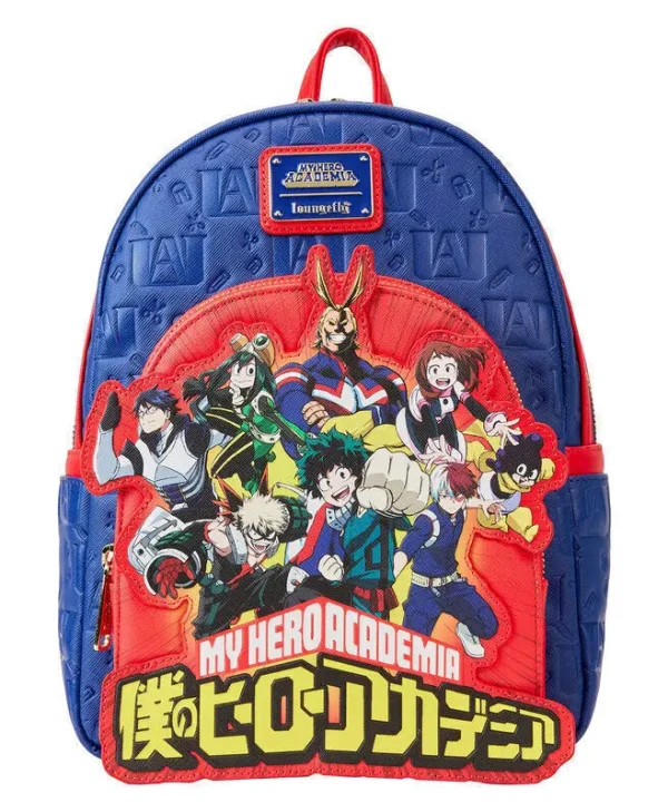 Loungefly My Hero Academia Παιδική Τσάντα Πλάτης Μπλε 22.5x11.2x26.2εκ. MHABK0023