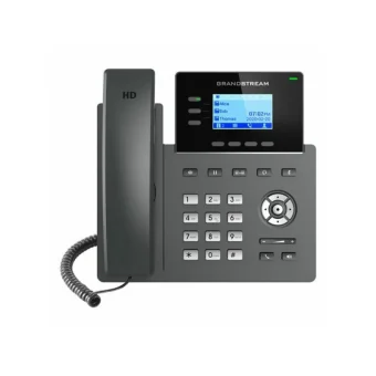 Grandstream GRP2603 Ενσύρματο Τηλέφωνο IP 6 γραμμών Μαύρο