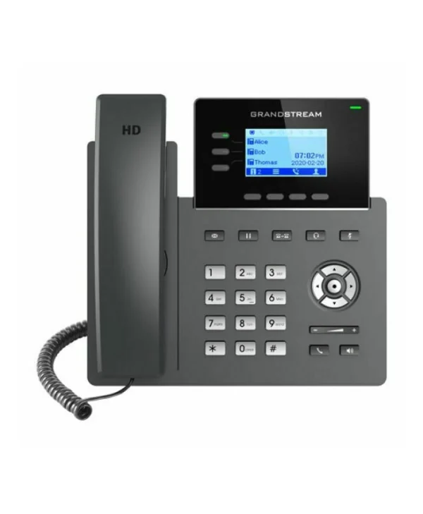 Grandstream GRP2603 Ενσύρματο Τηλέφωνο IP 6 γραμμών Μαύρο