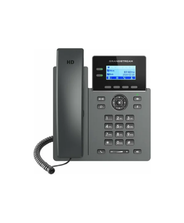 Grandstream GRP2602W Ενσύρματο Τηλέφωνο IP Μαύρο