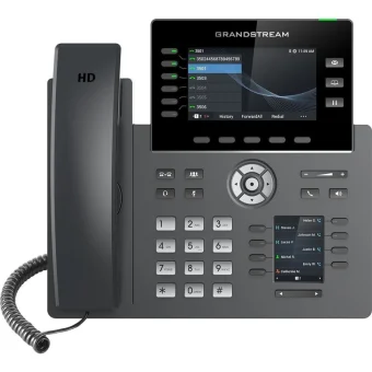 Grandstream GRP2616 Ενσύρματο Τηλέφωνο IP 6 γραμμών Μαύρο