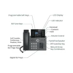 Grandstream GRP2614 Ενσύρματο Τηλέφωνο IP 4 γραμμών Μαύρο - Image 2