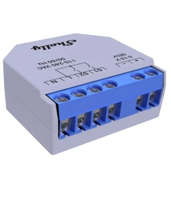 Shelly Plus 0-10V Smart Switch Dimmer Wi-Fi, Bluetooth & RF 10A (με Ουδέτερο) Shelly_Plus_Dimmer_0