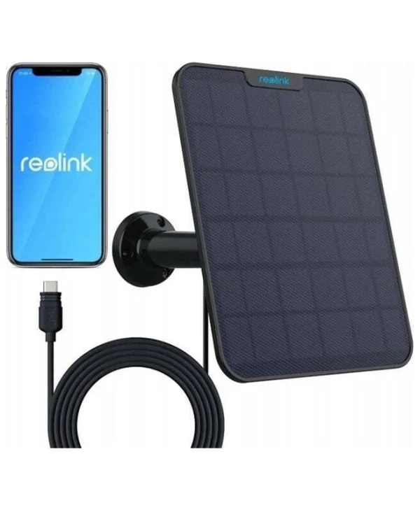 Reolink Ηλιακό Panel Συστημάτων CCTV Μαύρο Solar Panel- Czarny 2 TYP-C
