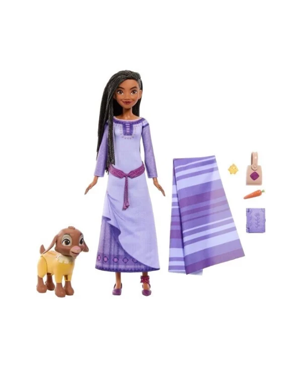 Mattel Disney's Wish Asha Of Rosas Adventure Pack Κούκλα για 3+ Ετών 30εκ. 20128653