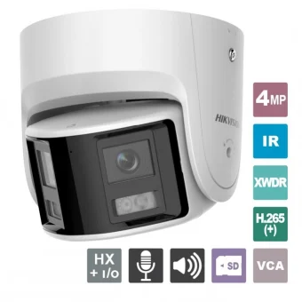 Hikvision DS-2CD2346G2P-ISU/SL(C) IP Κάμερα Παρακολούθησης Full HD+ 4MP Αδιάβροχη με Αμφίδρομη Επικοινωνία και Φακό 2.8mm DS-2CD2346G2P-ISU/SL(2.8mm)