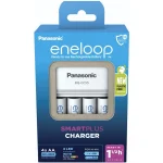 Panasonic Eneloop Smartplus BQ-CC55E Φορτιστής 4 Μπαταριών Ni-MH Μεγέθους AA/AAA Σετ με 4x AA 2000mAh σε Λευκό χρώμα K-KJ55MCD40E - Image 2
