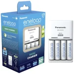 Panasonic Basic BQ-CC51 Φορτιστής 4 Μπαταριών Ni-MH Μεγέθους AA/AAA Σετ με 4x ΑΑ 2000mAh σε Λευκό χρώμα - Image 4