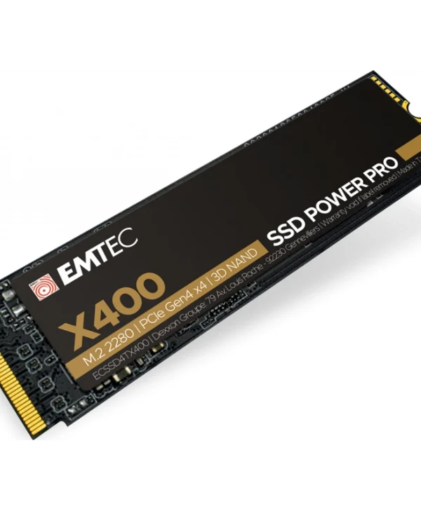 Emtec X400 Power Pro SSD 2TB τύπου M.2 με σύνδεση PCI Express 4.0 ECSSD2TX400