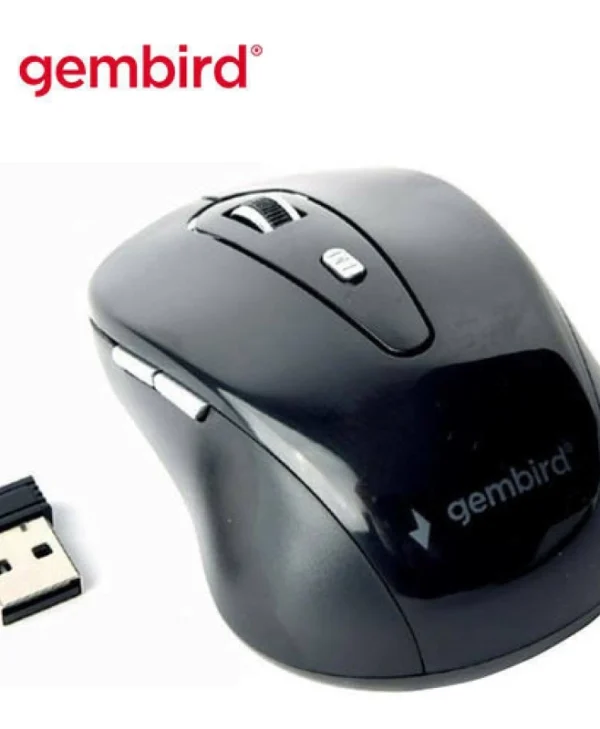 Gembird MUSW-6B-01 Ασύρματο Ποντίκι Μαύρο