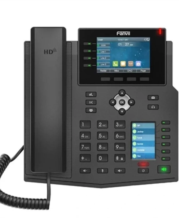Fanvil Landline X5U Ενσύρματο Τηλέφωνο IP Μαύρο X5U V2