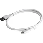 Cablexpert Regular USB 2.0 to micro USB Cable Λευκό 1m (CCP-MUSB2-AMBM-W-1M)