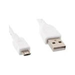 Cablexpert Regular USB 2.0 to micro USB Cable Λευκό 1m (CCP-MUSB2-AMBM-W-1M) - Image 3