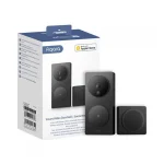 Aqara G4 Ασύρματο Κουδούνι Πόρτας Wi-Fi Συμβατό με Alexa και Google Home Μαύρο SVD-C03