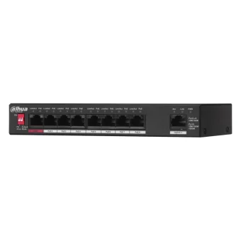 Dahua PFS3009-8ET-96 Switch Συστημάτων CCTV Μαύρο PFS3009-8ET1GT-96 DH-PFS3009-8ET1GT-96-V2