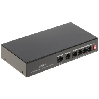 Dahua Switch Συστημάτων CCTV Μαύρο PFS3006-4ET-36 DH-PFS3006-4ET-36