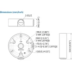 Dahua PFA136 Βάση για Κάμερες Συστημάτων CCTV Λευκό - Image 2