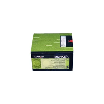 Lexmark 80C2HKE Γνήσιο Toner Laser Εκτυπωτή Μαύρο High Capacity 4000 Σελίδων 80C2HKE