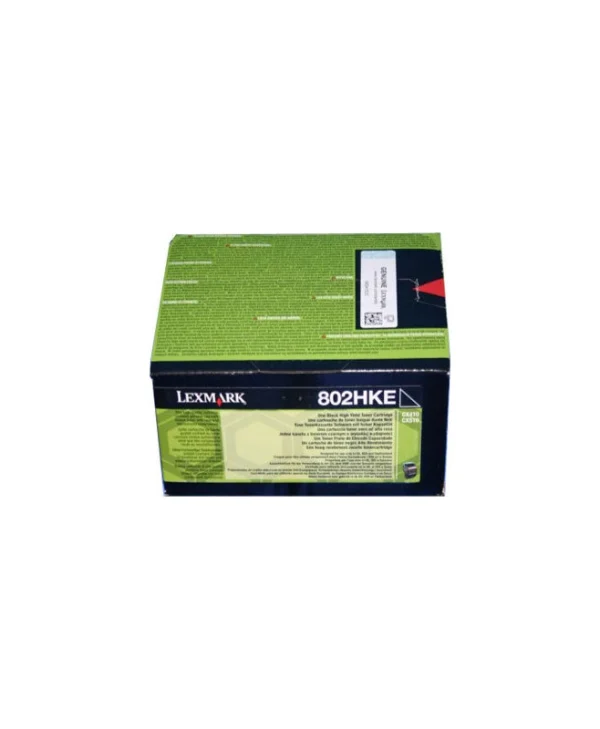 Lexmark 80C2HKE Γνήσιο Toner Laser Εκτυπωτή Μαύρο High Capacity 4000 Σελίδων 80C2HKE