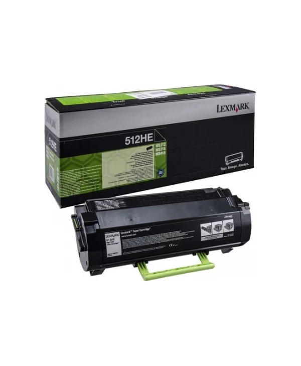 Lexmark 51F2H0E Γνήσιο Toner Laser Εκτυπωτή Μαύρο High Yield 5000 Σελίδων 51F2H0E