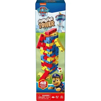 Επιτραπέζιο Παιχνίδι Paw Patrol Jumbling Tower για 2 Παίκτες 4+ Ετών (EN) Spin Master 6066828