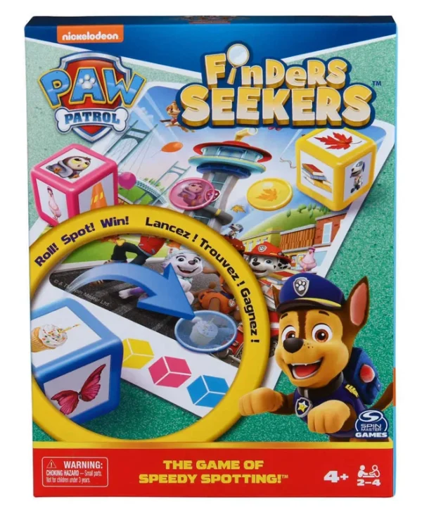 Επιτραπέζιο Παιχνίδι Paw Patrol Finders Seekers για 2-4 Παίκτες 4+ Ετών (EN) Spin Master 6069796
