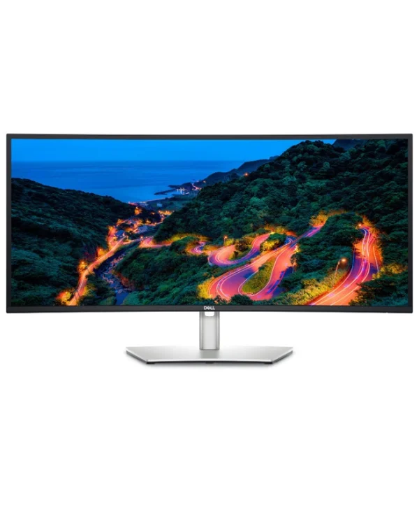 Dell UltraSharp U3423WE Ultrawide IPS Curved Monitor 34" QHD 3440x1440 με Χρόνο Απόκρισης 5ms GTG Ασημί 210-BFIT