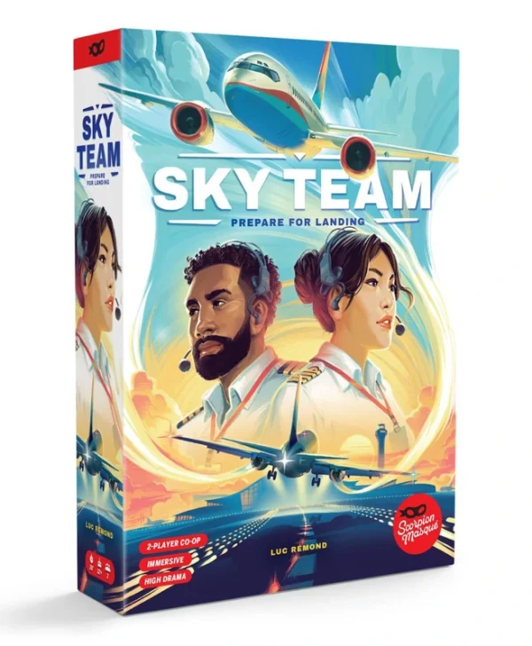 Επιτραπέζιο Παιχνίδι Sky Team Προσδεθείτε! για 2 Παίκτες 12+ Ετών Kaissa KA114947